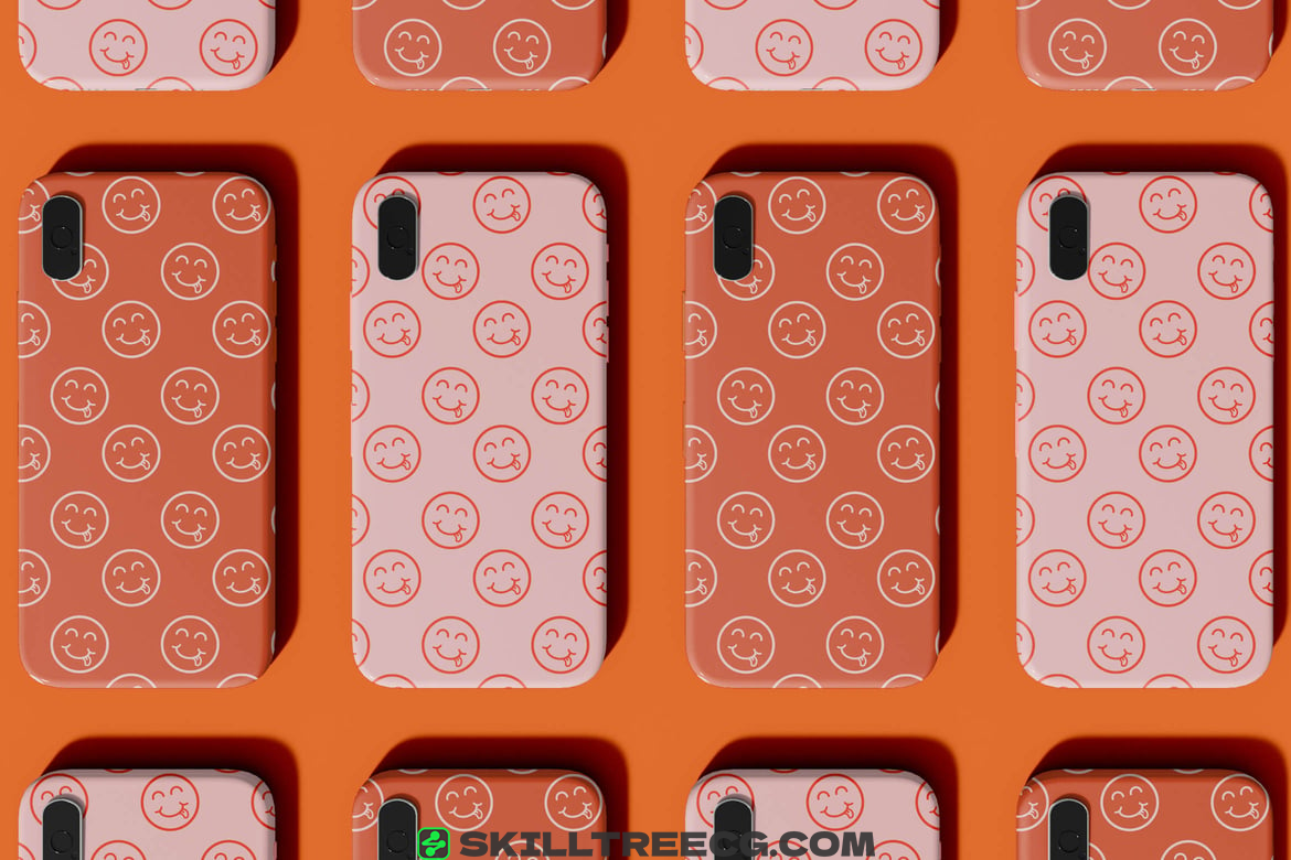 Smartphone Cases Mockup（350203）-技能树